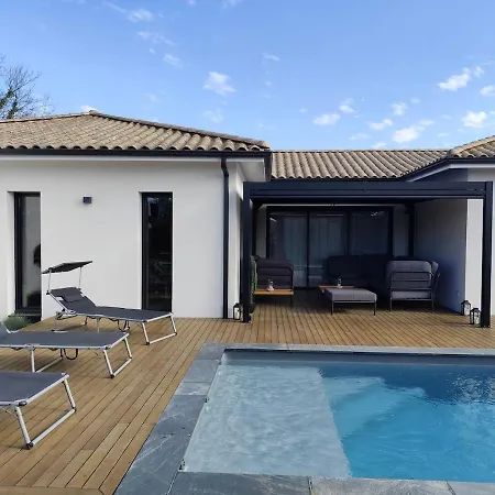 Vila 5-star With Swimming Pool Bassin D'arcachon Mios